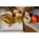 Marraqueta y Media Vegetariana