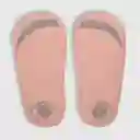 Zapatillas Floral De Niña Rosado Talla 15