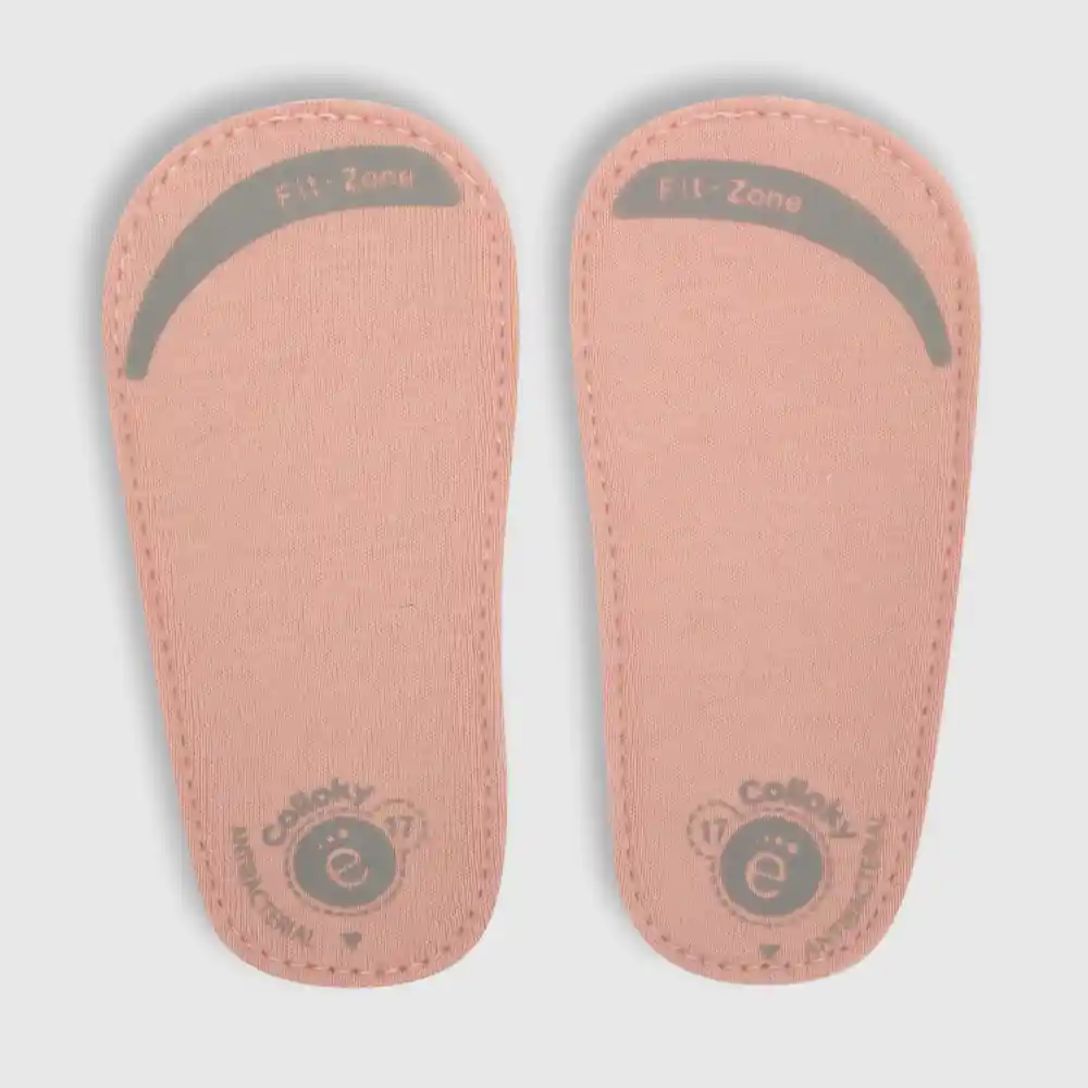 Zapatillas Floral De Niña Rosado Talla 15