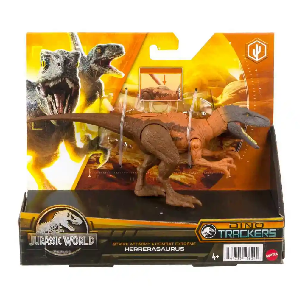 Jurassic World Figura Mordida de Ataque Genyodectes Serus HLN63