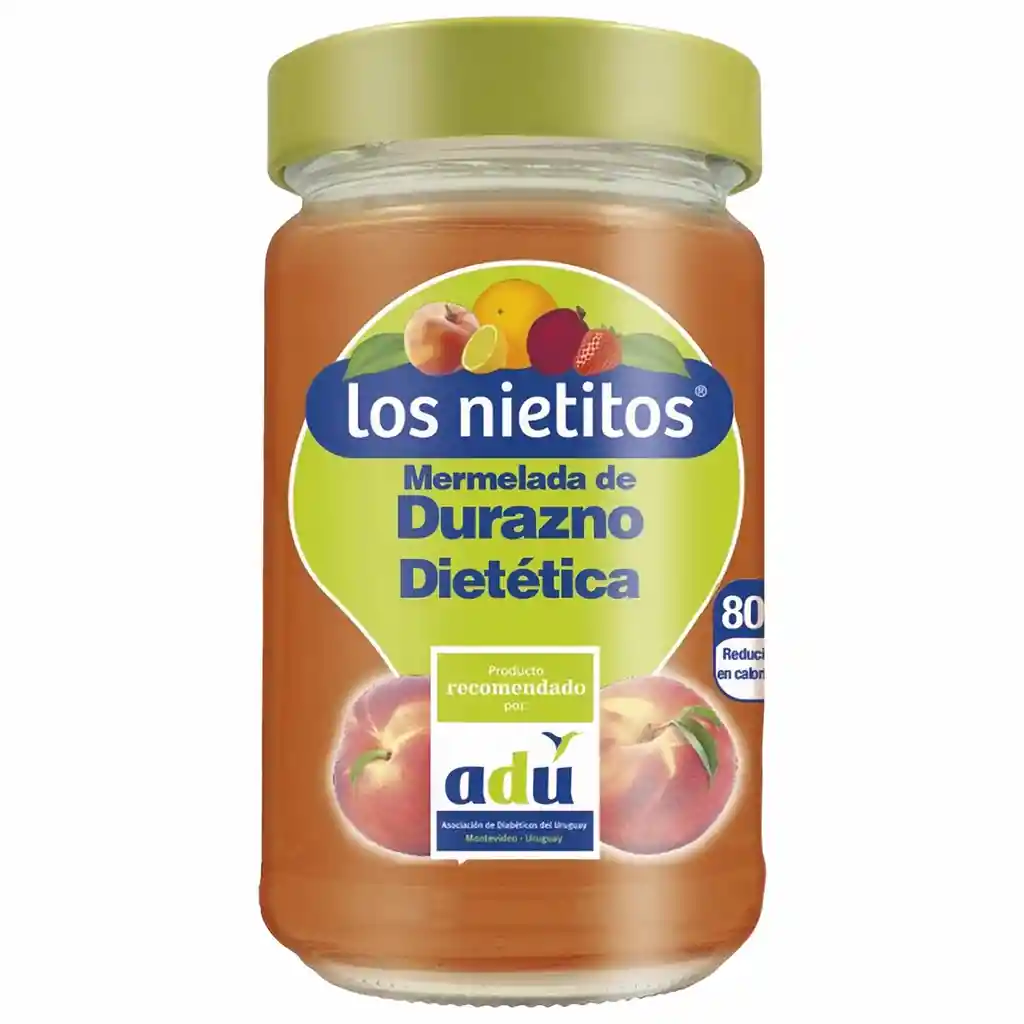 Los Nietitos Mermelada Durazno Sin Azucar