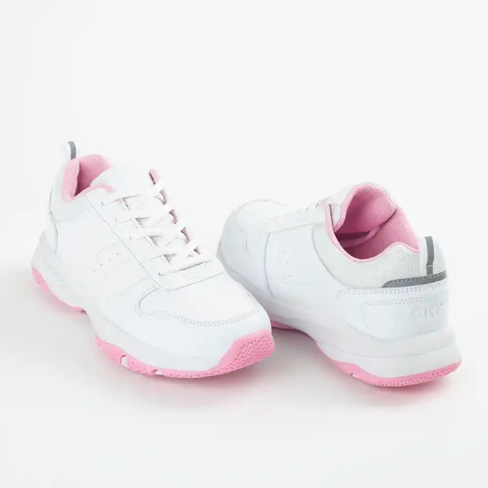 Zapatillas Escolar De Senior Niña Rosada Talla 36