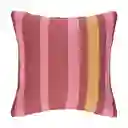 Cojín Algodón Ribb Rojo 45 x 45 cm