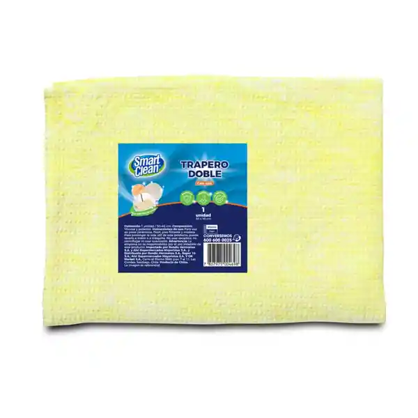 Smart Clean Trapero Doble Con Ojal 50 x 45 cm