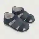 Sandalias De Vestir Velcro Para Niño Azul Talla 19