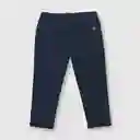 Pantalón Clásico Bebé Niño Azul Talla 9/12 Meses
