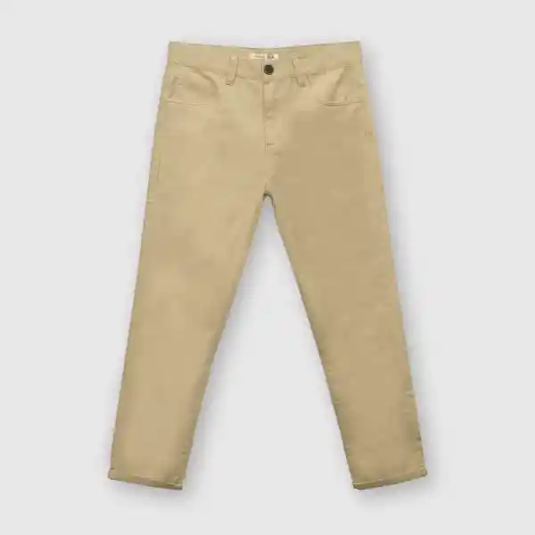 Pantalón Gabardina de Niño Khaki Talla 2A Colloky