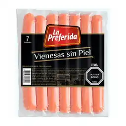 La Preferida Salchichas Vienesas sin Piel