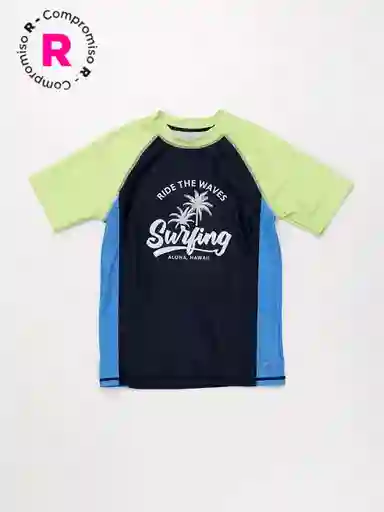 Harvest Polera Manga Corta uv Cor Lima 10 V26