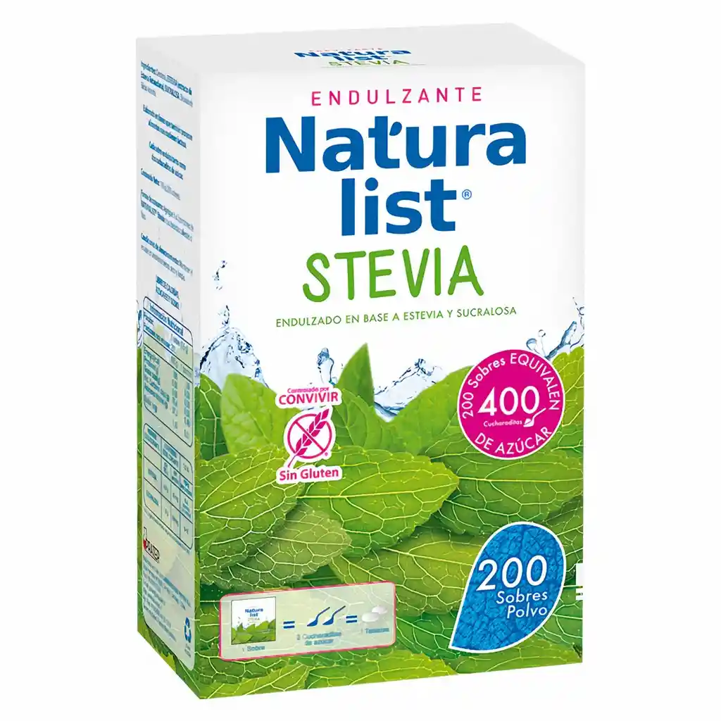 Naturalist Stevia Endulzante Sobres