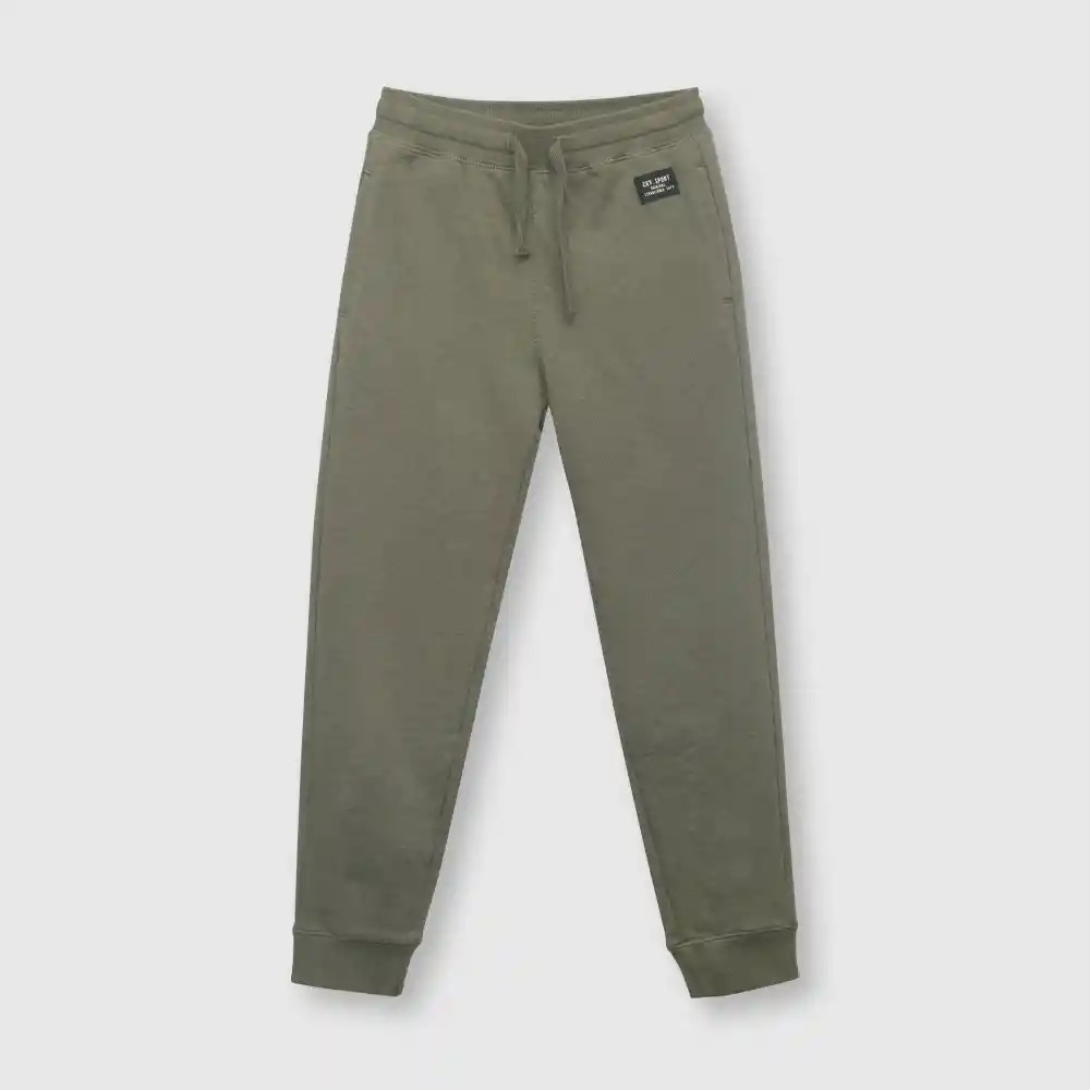 Buzo Clásico De Niño Verde Talla 10a