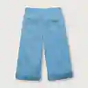 Jean Tipo Bombacho De Niña Denim Talla 12m