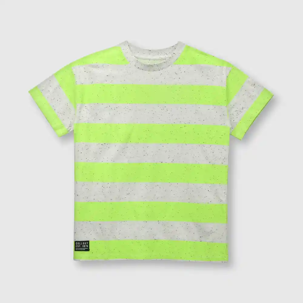 Polera Listada Niño Lima Talla 4a