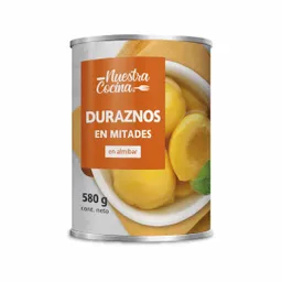 Nuestra Cocina Duraznos en Mitades