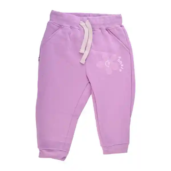 Pantalón Buzo Bebé Niña Violeta 12 M Pillin