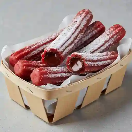 Churritos rellenos nutella