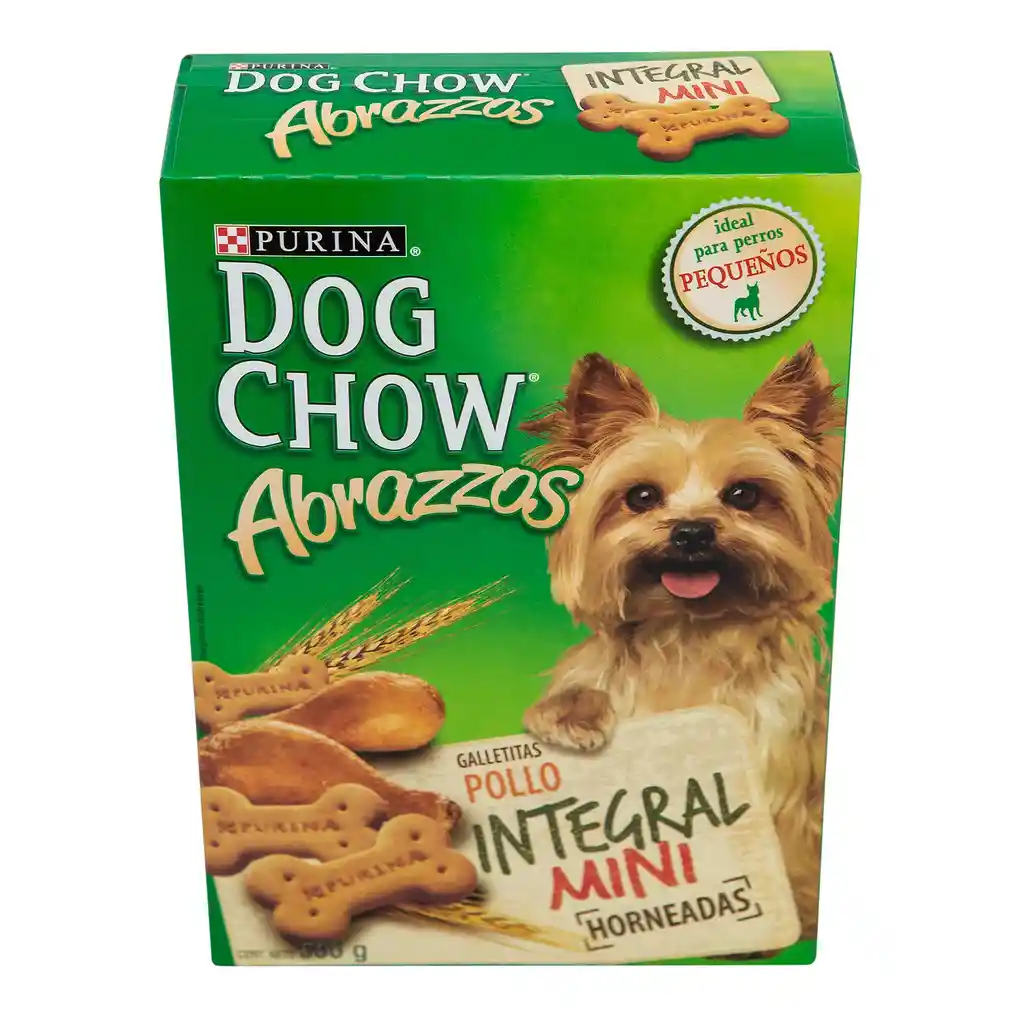 Dog Chow Snack Abrazzos Integral Mini