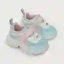 Zapatillas Chunky Velcro Elástico Niña Menta Talla 28 Opaline