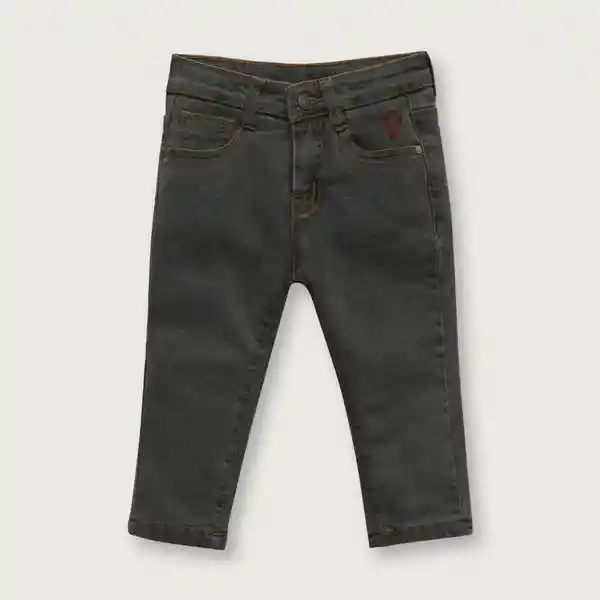 Jean Denim Recto Color Gris Talla 2A Opaline