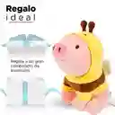 Miniso Peluche Cerdito Sentado Con Capucha de Abeja 29.8 cm