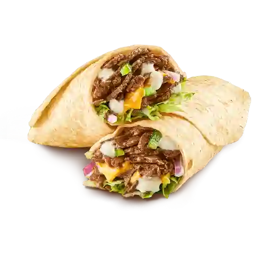 Wrap de carne y queso