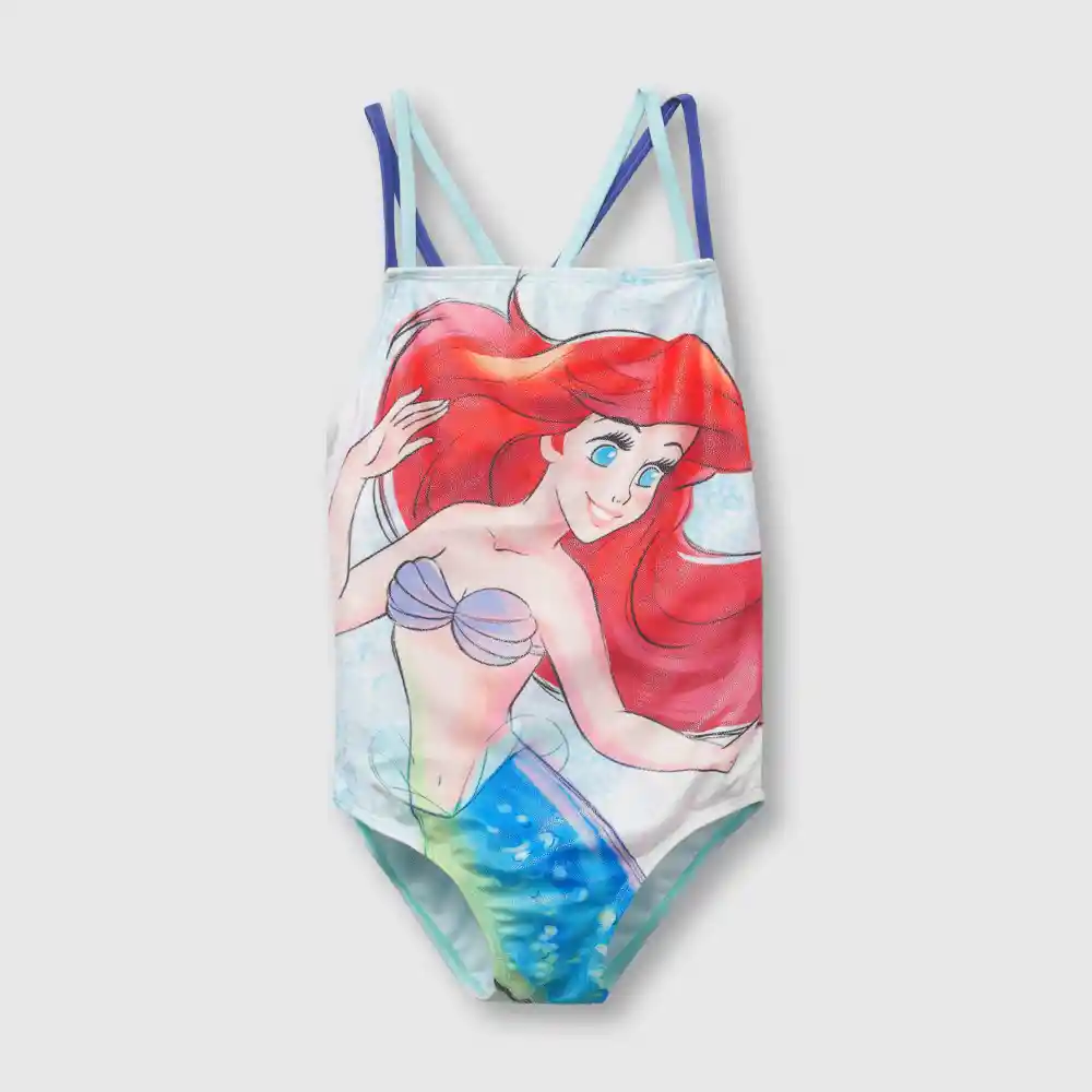 Traje De Baño Sirenita Filtro Uv Calipso Claro T. 12a