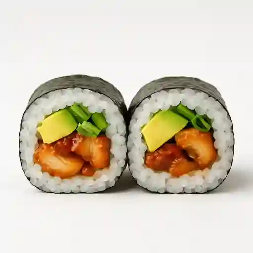 146-Pollo Teriyaki, Palta,cebollín