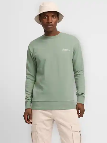 Jack & Jones Polerón Verde Claro S 12268435