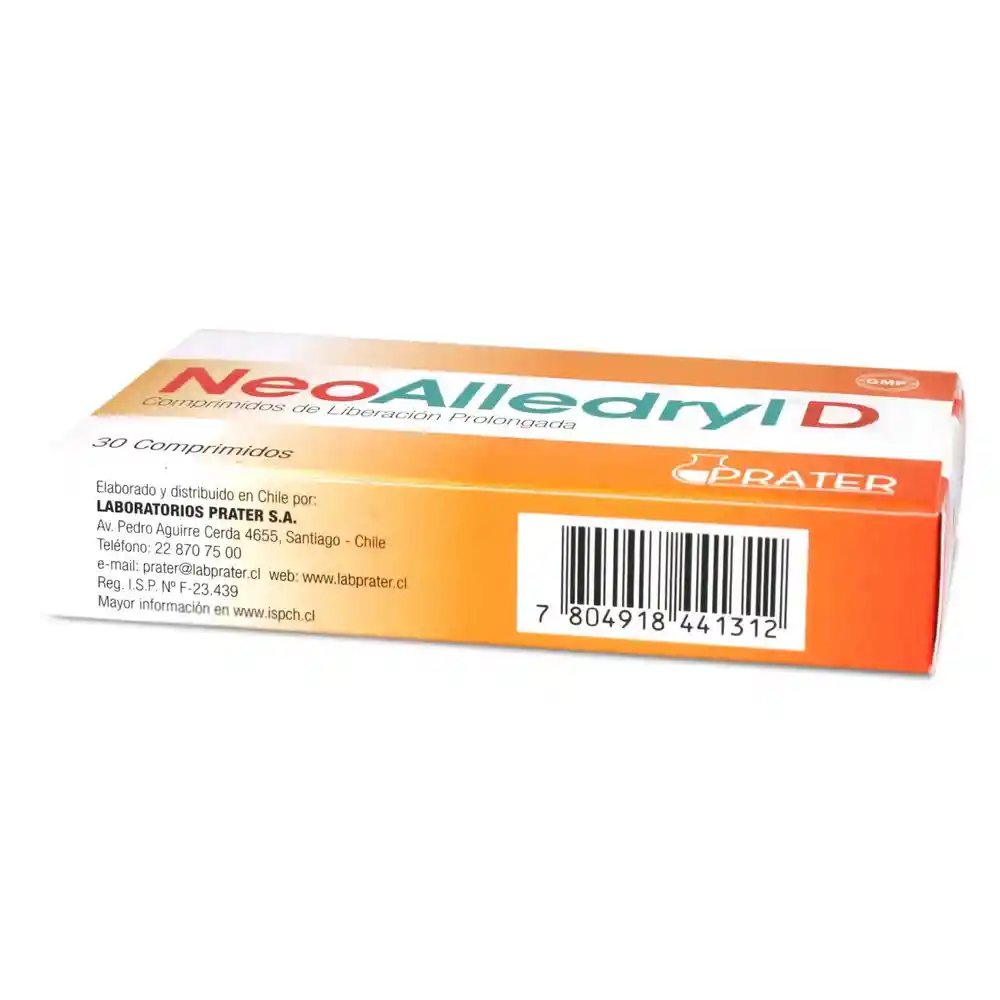 Neo Alledryl D X 30 Comprimidos Bicapa