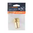 Truper Conector de Riego Con Espiga 3/4'' HE Rosca 3/4''