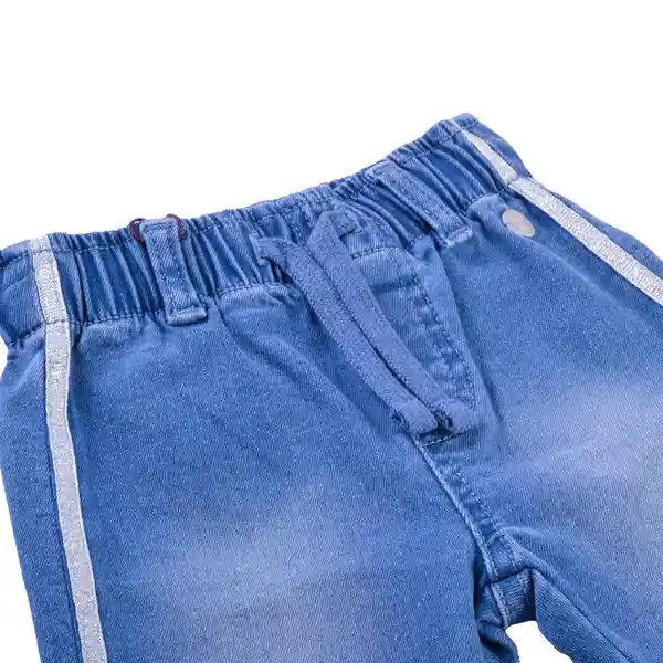 Jean Mezclilla Bebé Niña Denim Talla 3 M Pillin