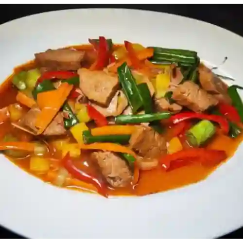 Carne Vegetal Cantones Agridulce