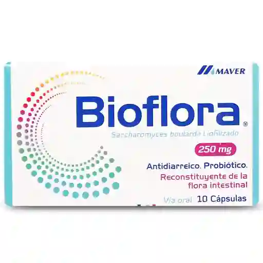 Bioflora Cápsulas Antidiarreico Probiotico (250 mg)