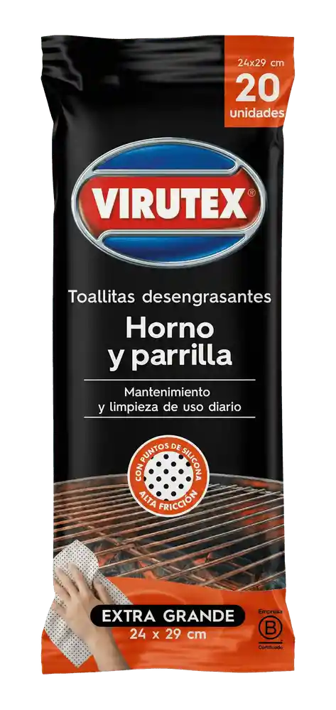 Virutex Wipes Para Horno y Parrilla