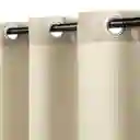 Cortina Blackout Con Ojetillos Beige 140 x 240 cm Casaideas