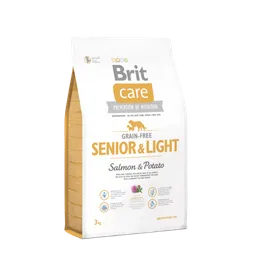 Brit Care Alimento Para Perro Senior&Light Sabor Salmón y Patata