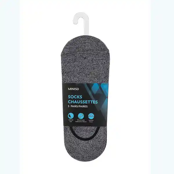 Miniso Protector de Pie Para Hombre Antideslizante