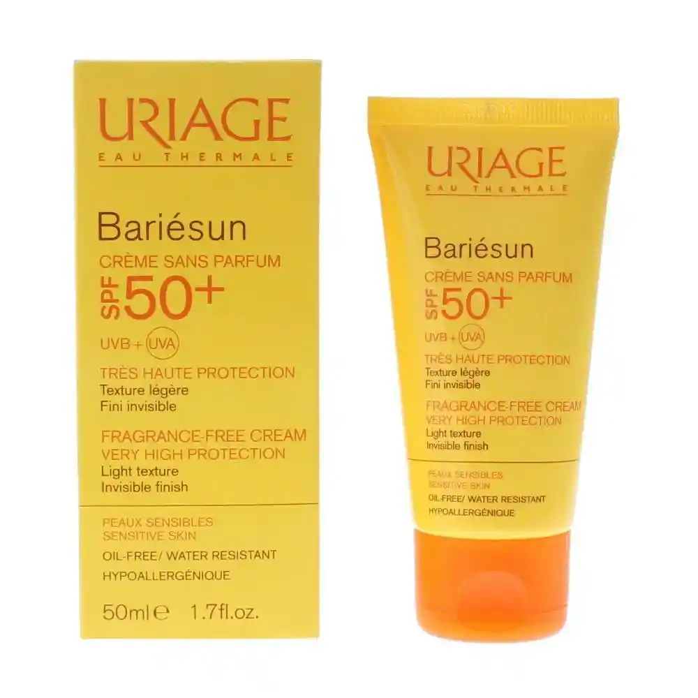 Uriage Protector Facial Bariésun en Crema sin Perfume Spf 50+