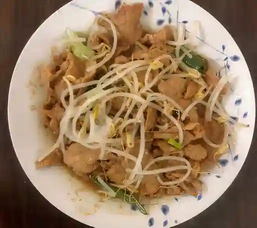 Diente de dragón con chancho