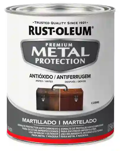 Rust Oleum Esmalte Anticorrosivo Metal Cobre Martillado