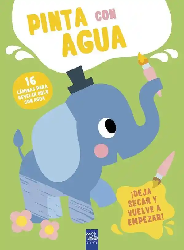 Pinta Con Agua Elefante