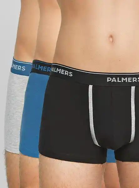 Palmers Pack Bóxer Corto Algodón Gris/Mel Talla XXL P3126