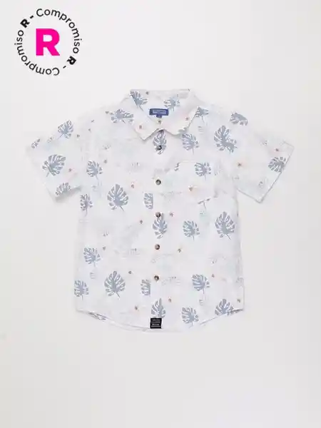 Harvest Camisa Manga Corta Summer Crudo Crema 4 V26