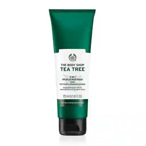 Tea Tree The Body Shop Mascarilla Exfoliante Facial 3 En 1