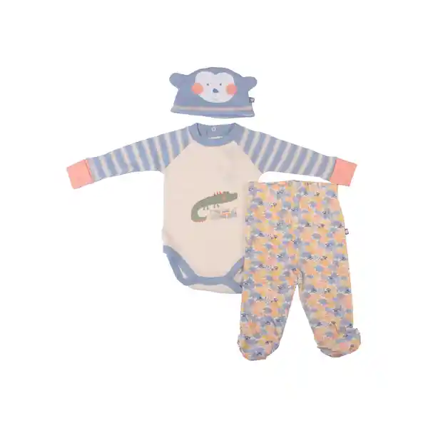 Set 3 Pzas Body Niño Multicolor Pillin 1 M