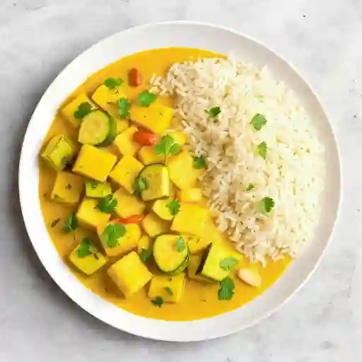 Curry Amarillo Vegetariano
