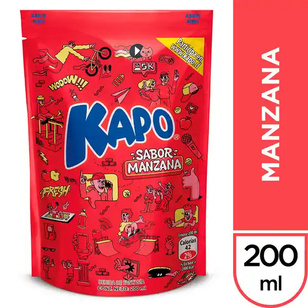 Kapo Jugo Sabor Manzana