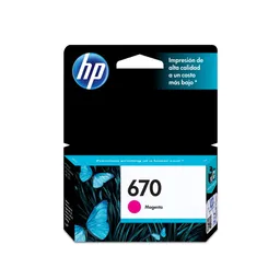 Hp Cartridge 670 Magenta