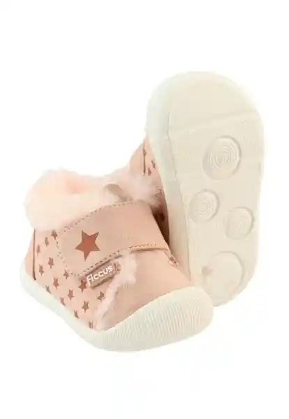 Zapatillas Velcro Gatear Soft Niña Rosado 20 822 Ficcus