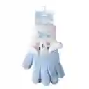 Guantes de Invierno Azul y Blanco Miniso